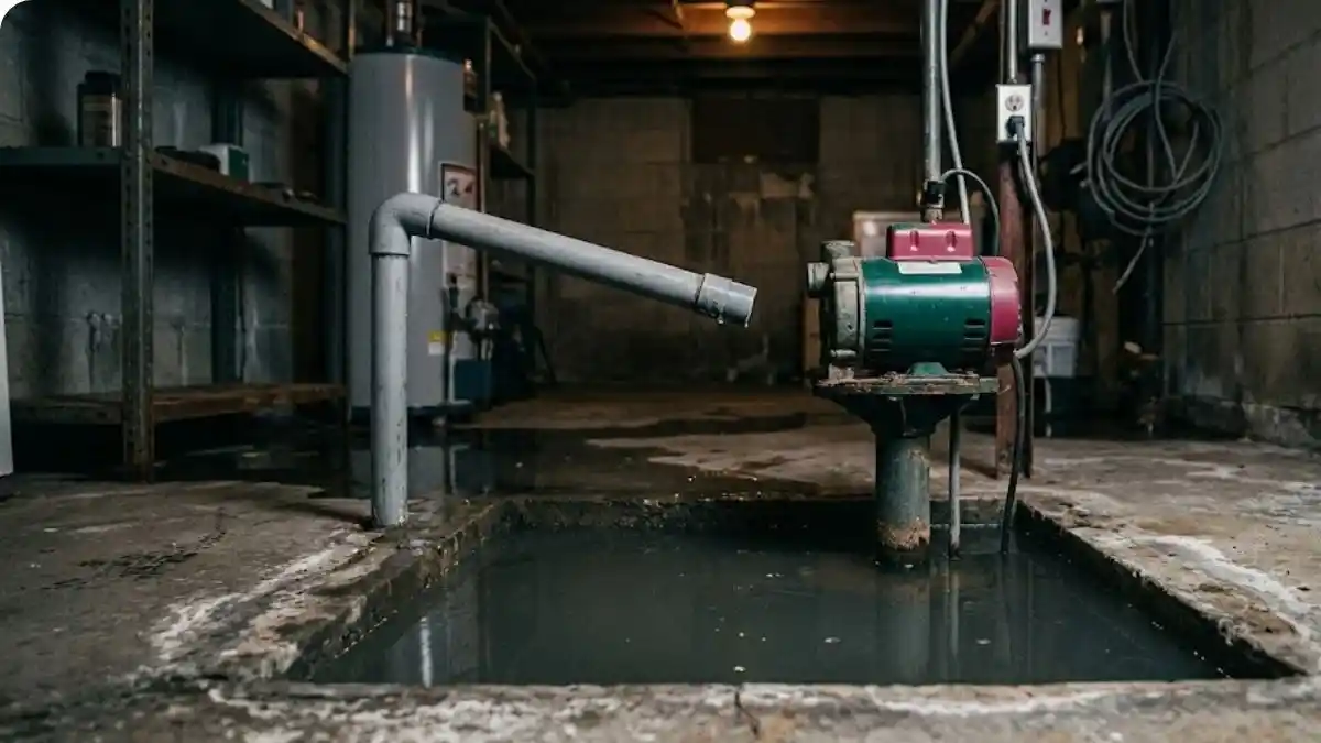 Basement Flooded in Springfield? What Happens When Your Sump Pump Fails