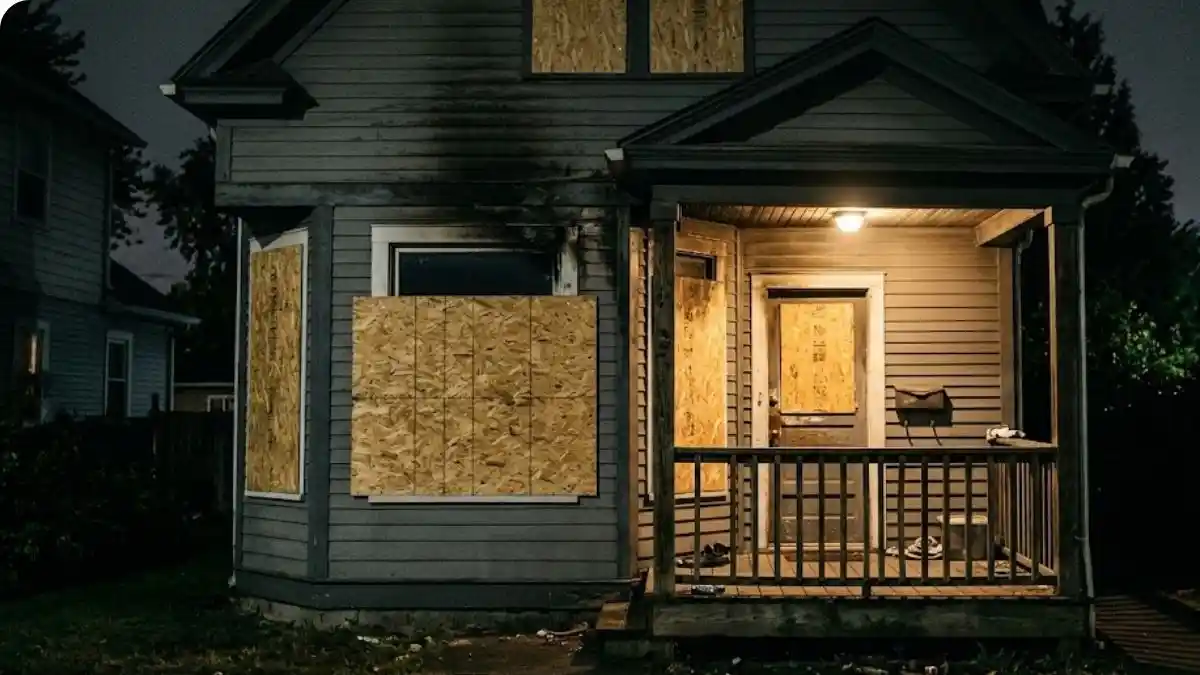 After a House Fire in Franconia: Why Emergency Board-Up Cannot Wait