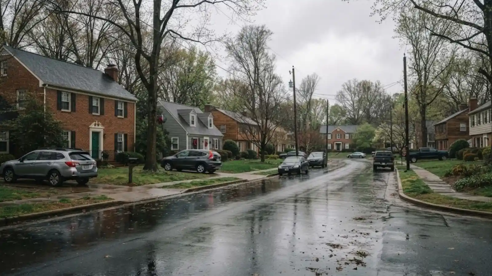 Emergency water damage restoration crew responding at night in Fairfax VA