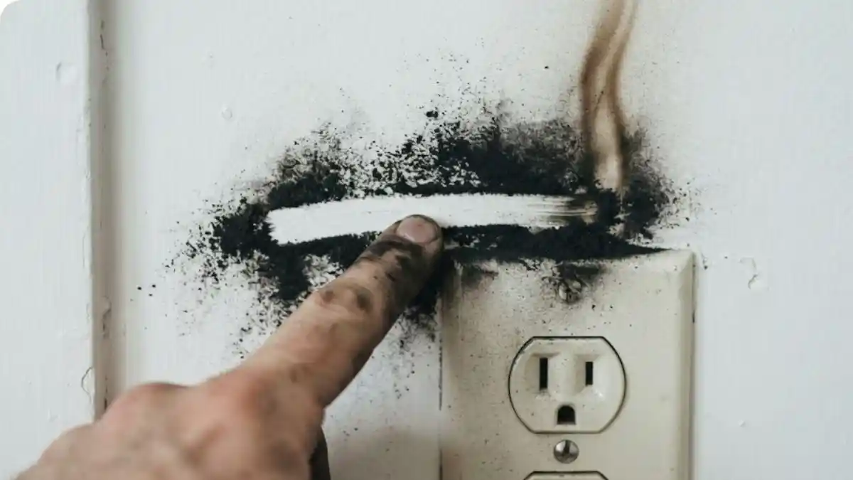 Smoke & Soot Damage Cleanup  -  Fairfax Water Damage Squad technician at work in Fairfax VA
